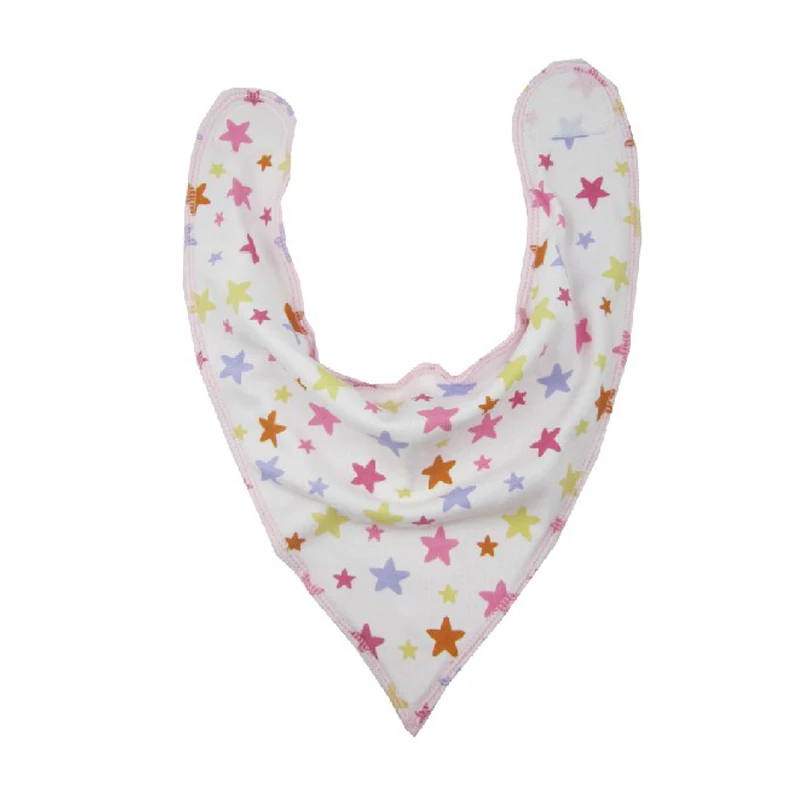 Luvena Fortuna New Style Newborn baby triangle trendy Bibs 100cotton