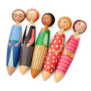 

Affordable Originality Fashion Designed Doll Pen Cartoon ballpoint pen,Cute Creative Stationery and Office Supplies(5PCS).