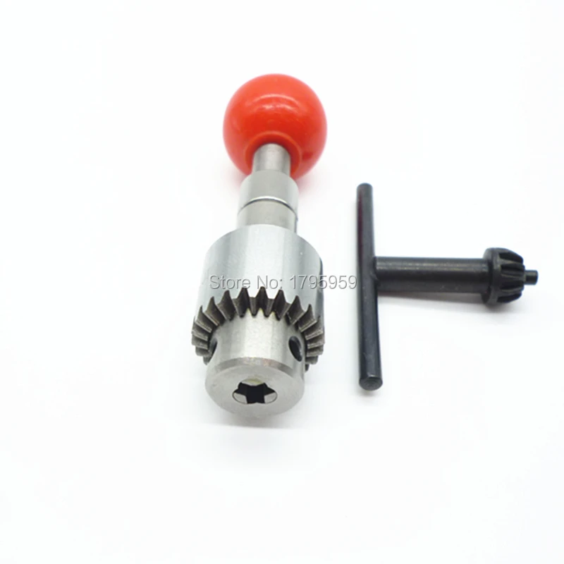 Pin Vise Round Plastic Ball Handle Swivel Head Hand Twist Drill Clamping Range 0.3-4mm Micro Stainless steel Manual Drilling Tools (7)