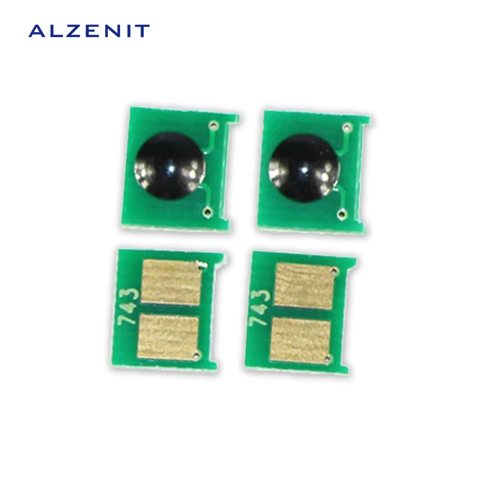 4 шт. GZLSPART CE740A для HP 741 742 43 CP5220 5225 OEM новый барабанный счетчик чип четыре цвета части