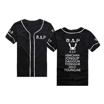 

Mainlead Kpop T-Shirt EXO Baseball Uniform Monsta X GOT7 IKON B.A.P Blackpink Men Women Unisex