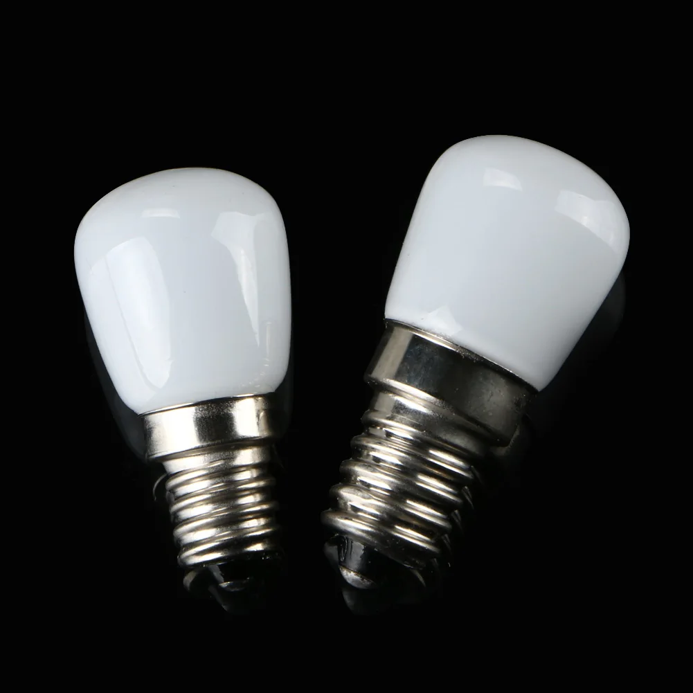 Светодиодный светильник 220v 110V E14 E12 2W Мини энергосберегающий холодильник морозильные камеры стеклянный Точечный светильник лампы домашний теплый белый/белый светильник