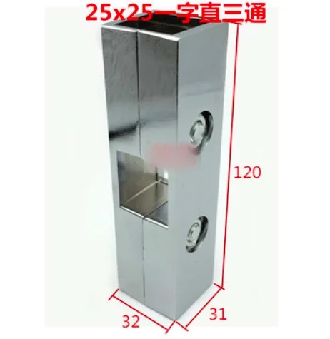

For 25x25mm Square Pipe Tube Connector Pipe Fittings Display Shelf Parts Fasteners