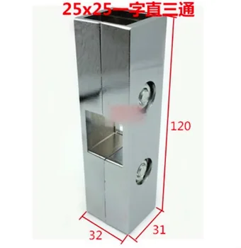 

For 25x25mm Square Pipe Tube Connector Pipe Fittings Display Shelf Parts Fasteners