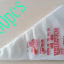 100 шт маленький размер одноразовый трубопровод мешок лопатка для глазури торт крем для украшения выпечки наконечник инструмент