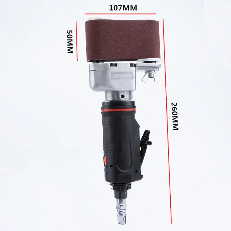 MK-206 Belt Sander High Quality Pneumatic Tools Polisher Twist Circular Tube Stainless Rotate Air