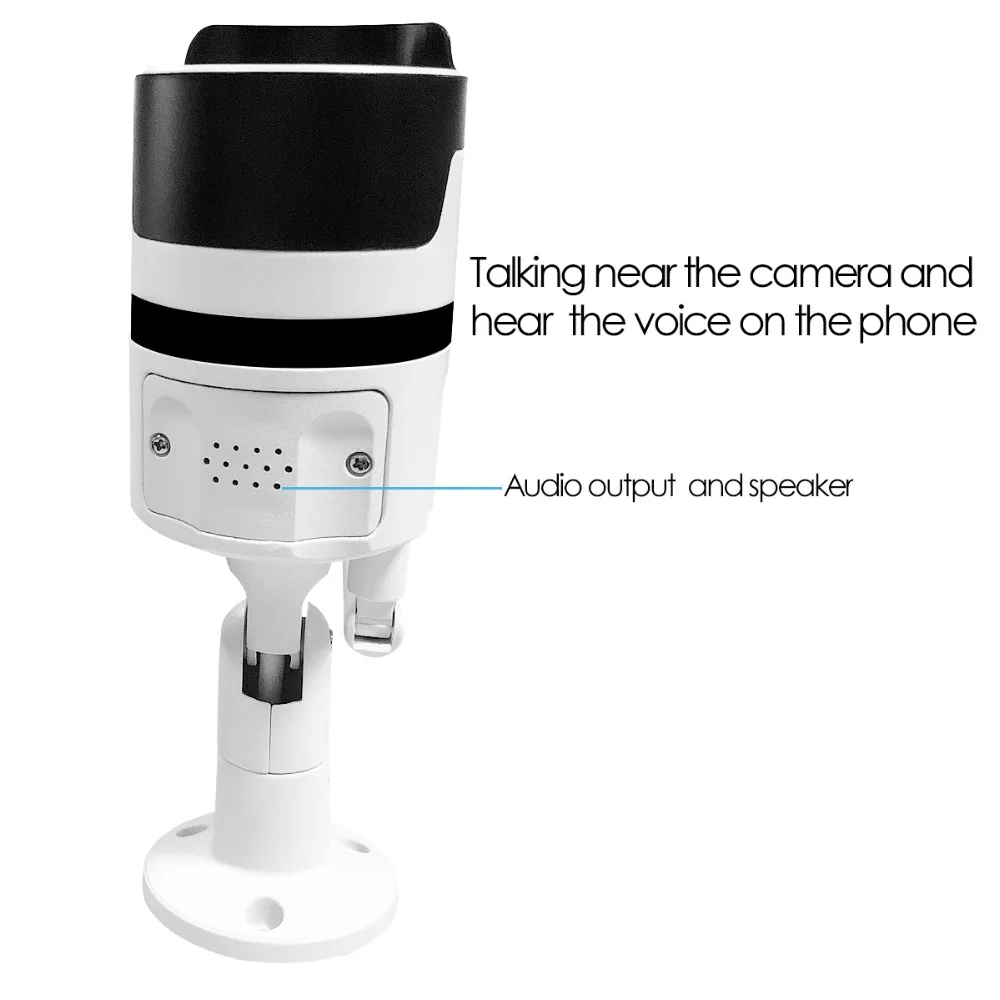 6CH a due vie audio colloquio HD Wireless NVR Kit P2P 1080P Indoor Outdoor Visione Notturna di IR d