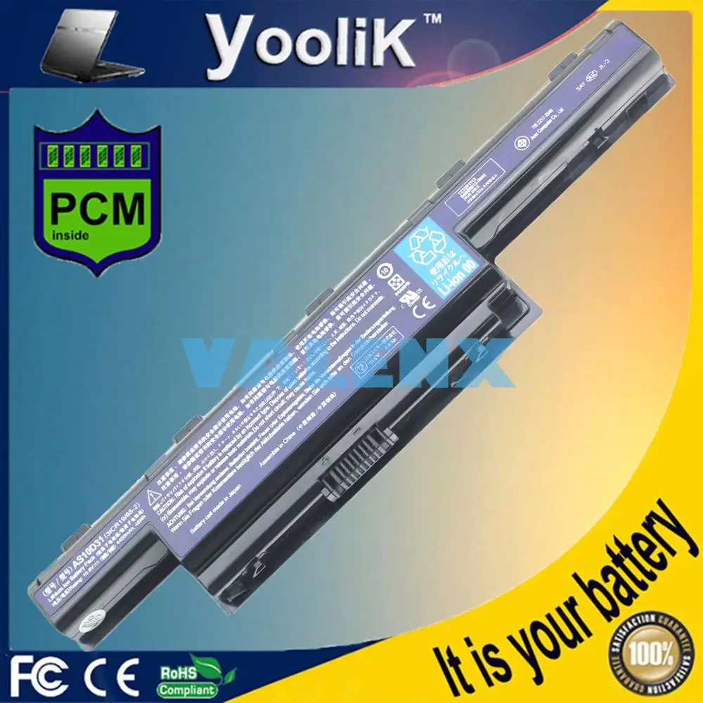 Аккумулятор для ноутбука Acer Aspire Новый аккумулятор V3 571G AS10D41 AS10D81 AS10D61 AS10D31 AS10D71 4551G