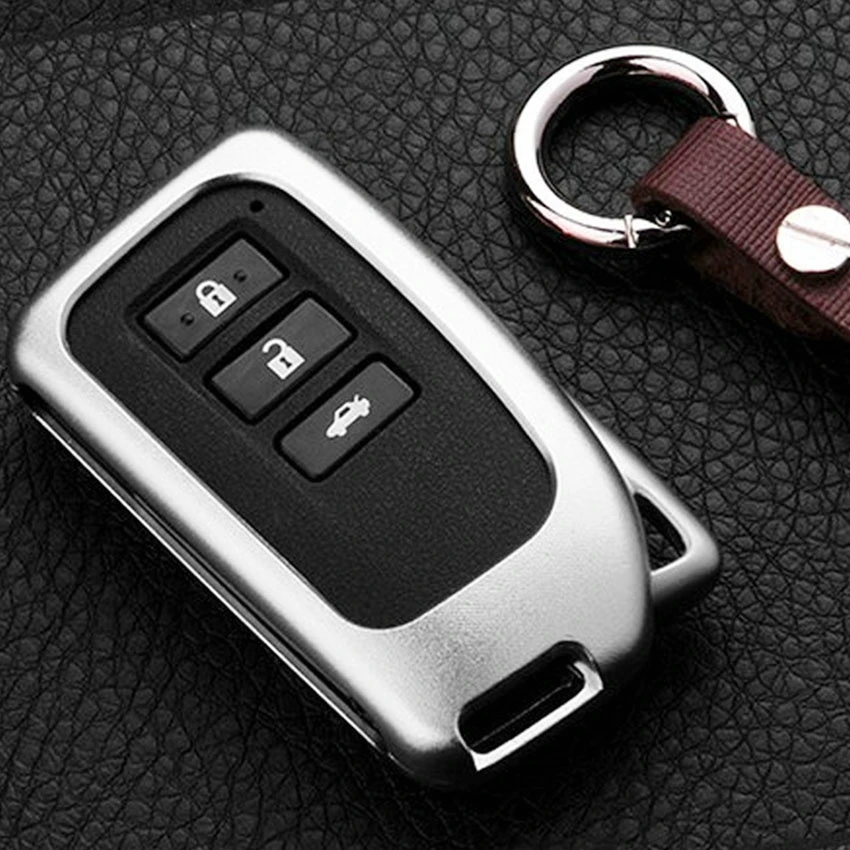 COLUDOR Coque de cl/é de Voiture 4 Boutons en Silicone pour Lexus NX 200 NX300H RX 350 450 H