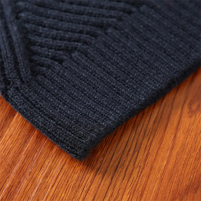 Heavy-Knit Sweater Men Pullover Thick Warm Turtleneck Sweater Thermal Underwear Wool Male Knitwear High Neck Plus size 4XL Brand 07