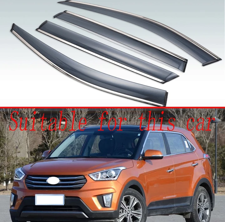 4 шт. защитный козырек для Hyundai Ix25 2014-2019 | Автомобили и мотоциклы