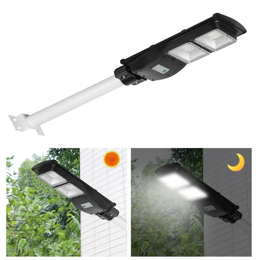 

60W LED Solar Powered Street Light Outdoor Waterproof Light Induction Radar Sensor Lamp