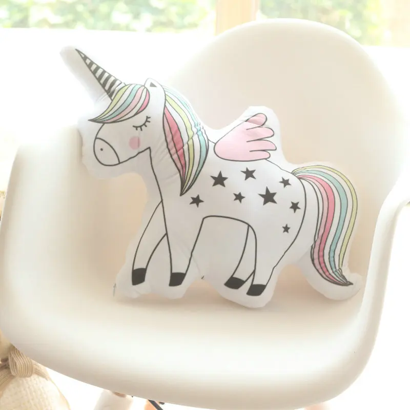 Cartoon Animal Toy unicorn cat plush pillow soft unicorn horse cushion plush toys New style doll