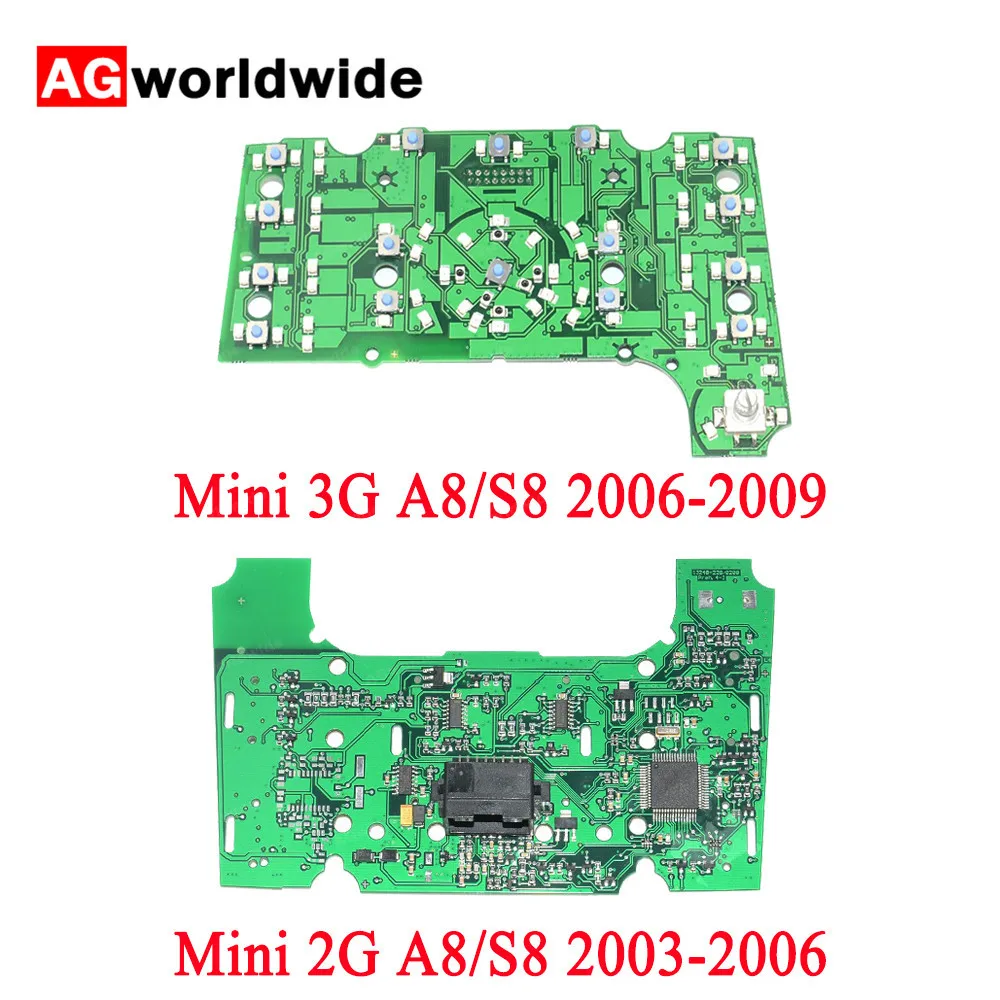 2G/3g для Audi A8 S8 2003-2009 MMI мультимедийный интерфейс панель управления монтажная плата ПВХ и металл 4E2919612L 4e19612b