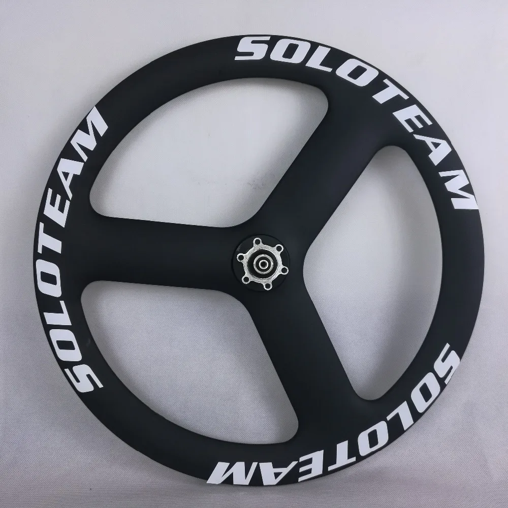 Best new design 3 spoke 451 carbon wheels 451 tri spoke BMX carbon wheelset clincher wheels 11s fixed gear wheels 2