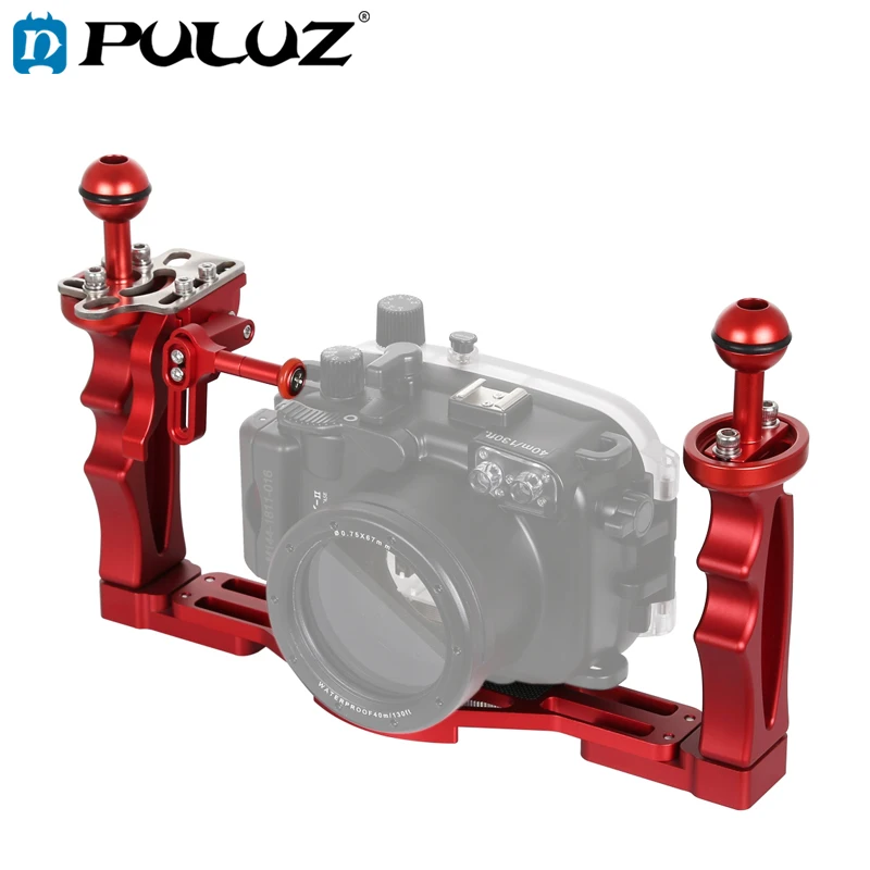 PULUZ Dual Handles Tray Stabilizer with Shutter Release Trigger