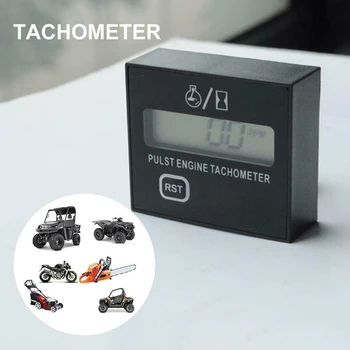 

Chainsaw High Tachometer Gasoline Engine Lawn Mower High-Speed Meter Digital Display Inductive Pulse Speedometer Motorcycle Acce