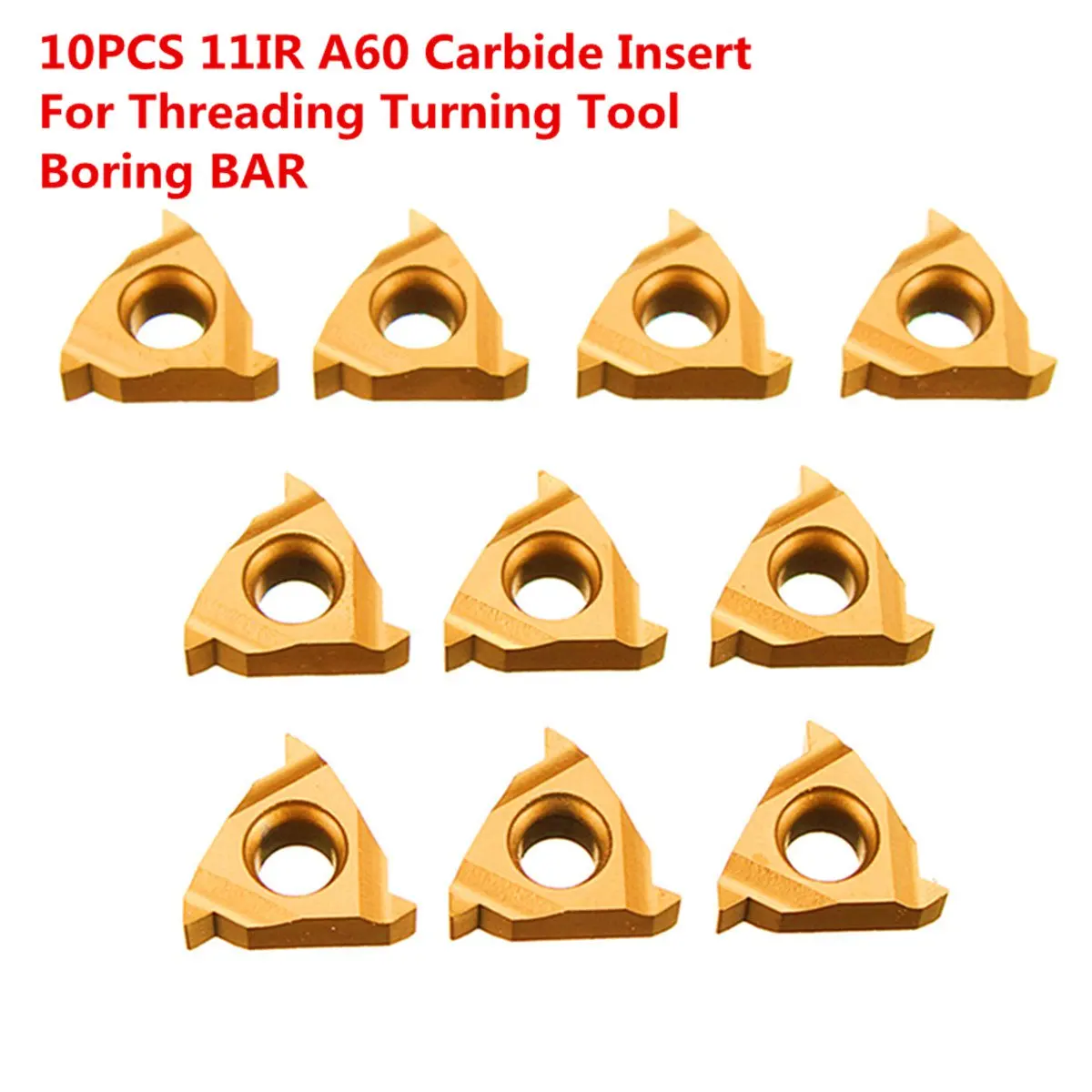 10pcs INSERT SNR0008K11 (8mm × 125mm) 11IR A60