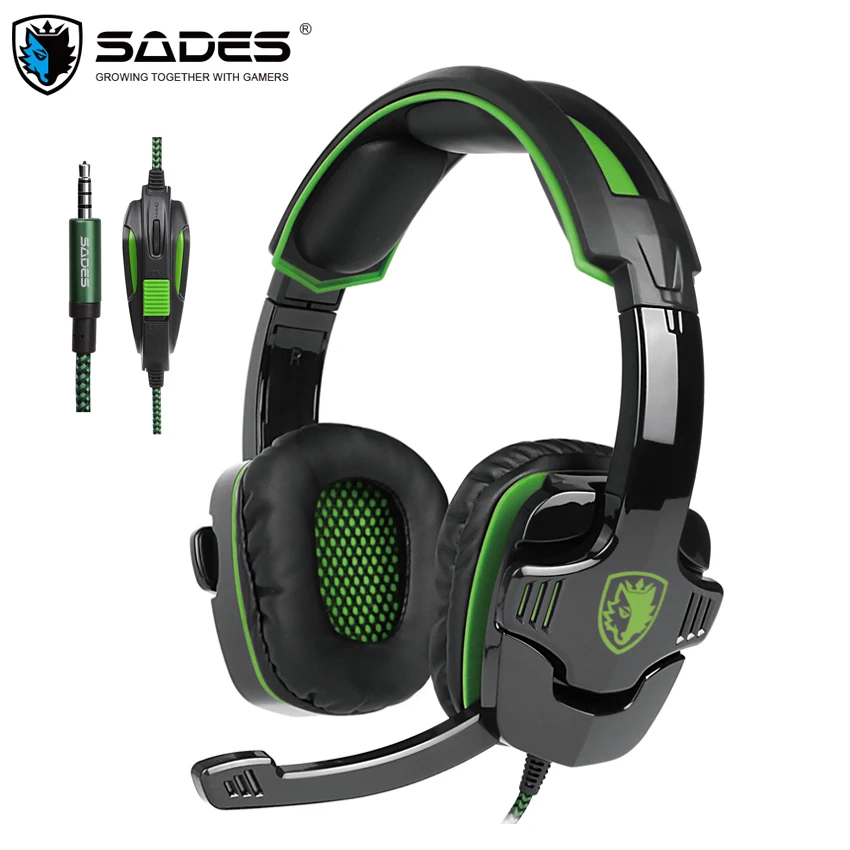 

SADES SA930 PS4 Headphones 3.5mm Stereo Gaming Headset Gamer with Microphone Mic for Mac/Cell Phone/Tablet