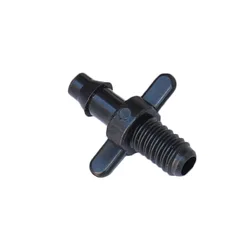 Dabixx Sprinkler Irrigation 4//7mm Tee Pipe Barb Hose Raccordo Joiner Drip System per tubo 4mm//7mm 50 Pezzi Nero