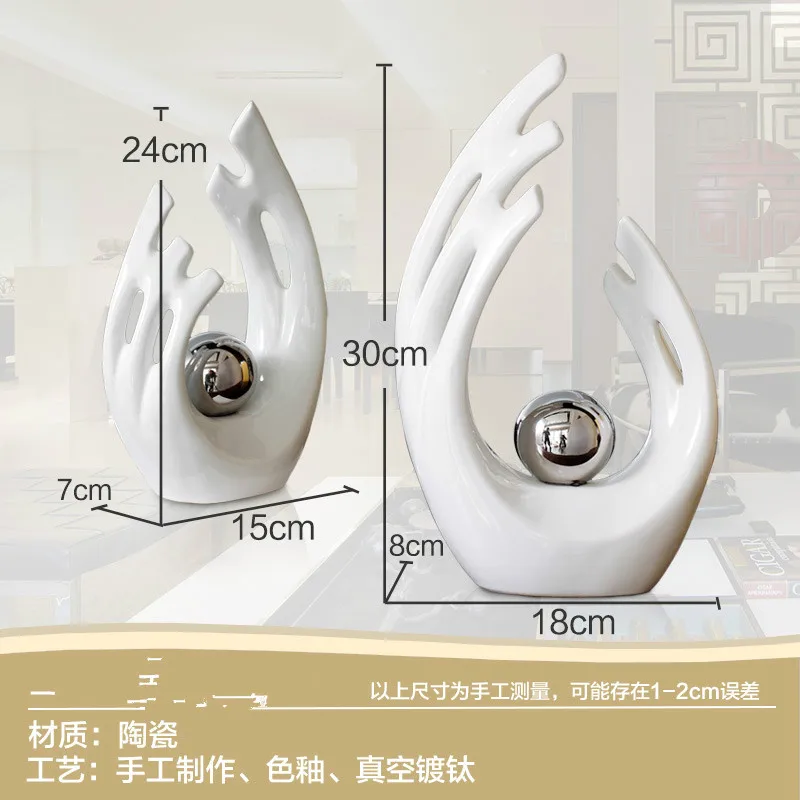  Ceramic Arts And Crafts Living Room Bedroom Decoration Gift Home Decor Porcelain Figurine Decorativ - 32651884077