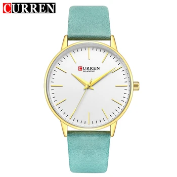 

CURREN Fashion Ladies Watches Leather Bracelet Women Watch Elegant Casual Black Female Wristwatch Waterproof Clock Montre Femme