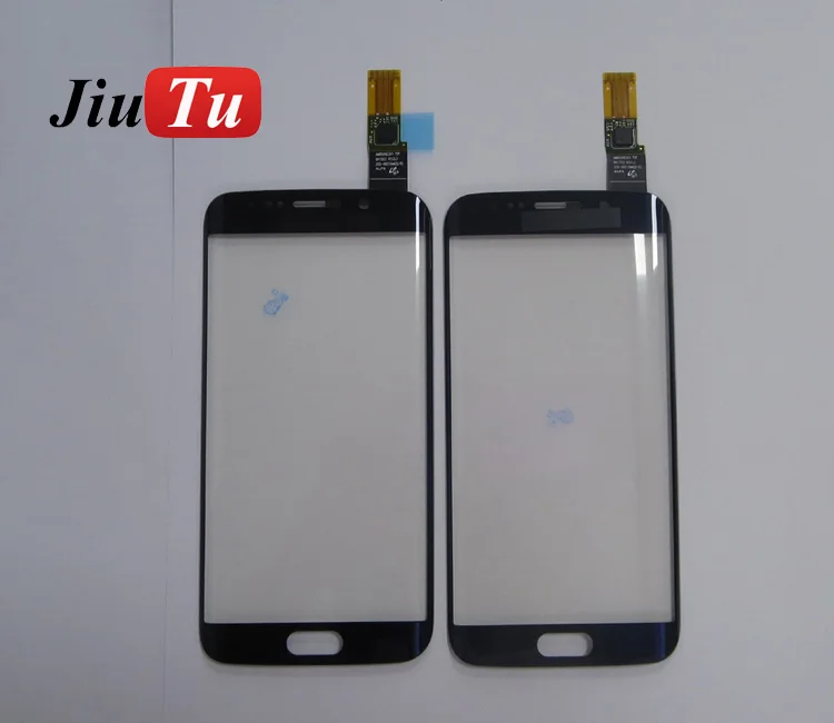 Jiutu Tested Touch Screen Digitizer Outer Panel Front Glass with Flex Cable For Samsung Galaxy S6 edge S6 edge plusS7 Edge Fix (2)