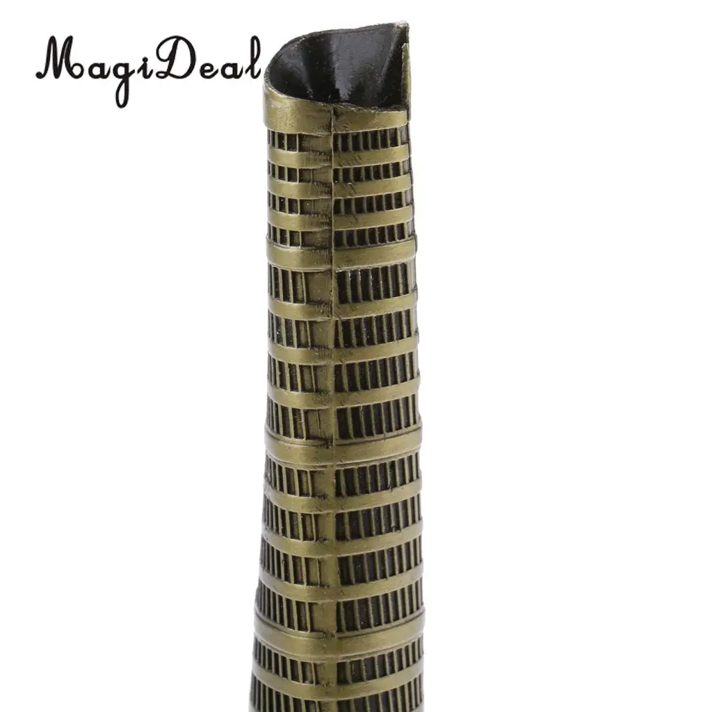 3 Pieces Souvenir Building Metal Shanghai Skylines Buildings Model Desk Decor Gift - 15cm