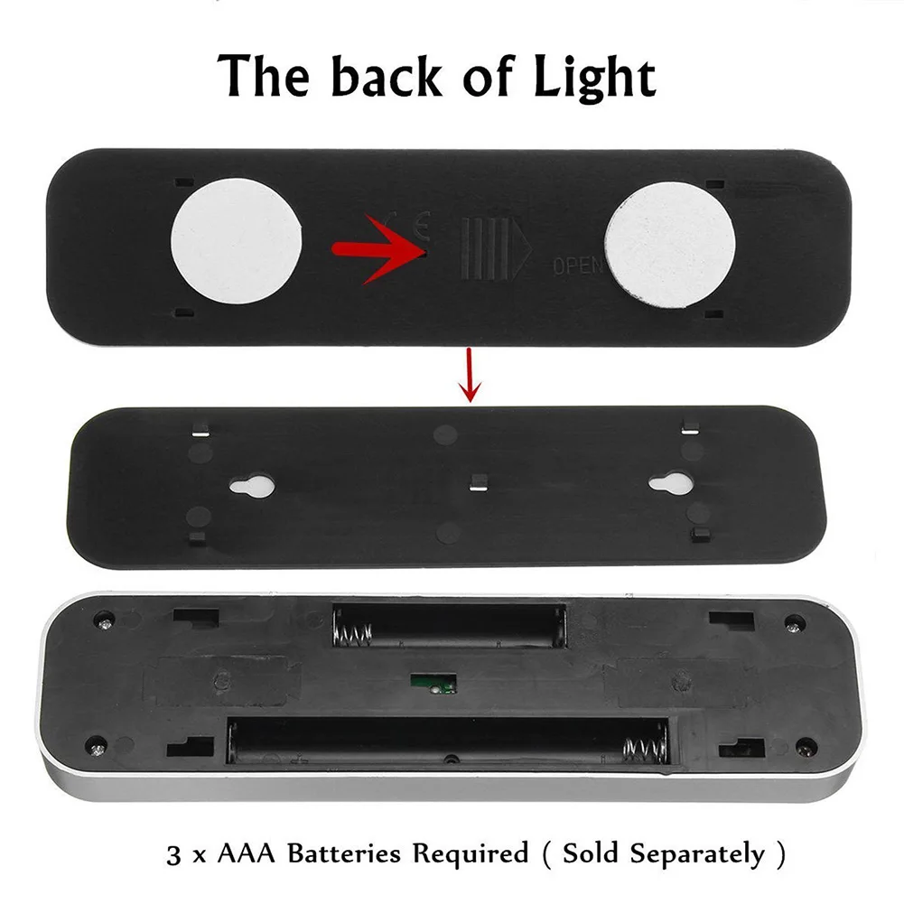 Светодиодные полосы лампы энергосберегающие портативные палки для кухонного шкафа дома AI88