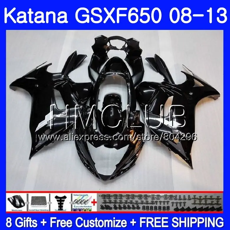 

Kit For SUZUKI KATANA GSXF 650 650F GSX650F 08 09 10 11 12 13 24HM.3 GSXF650 2008 2009 2010 2011 2012 2013 Fairing