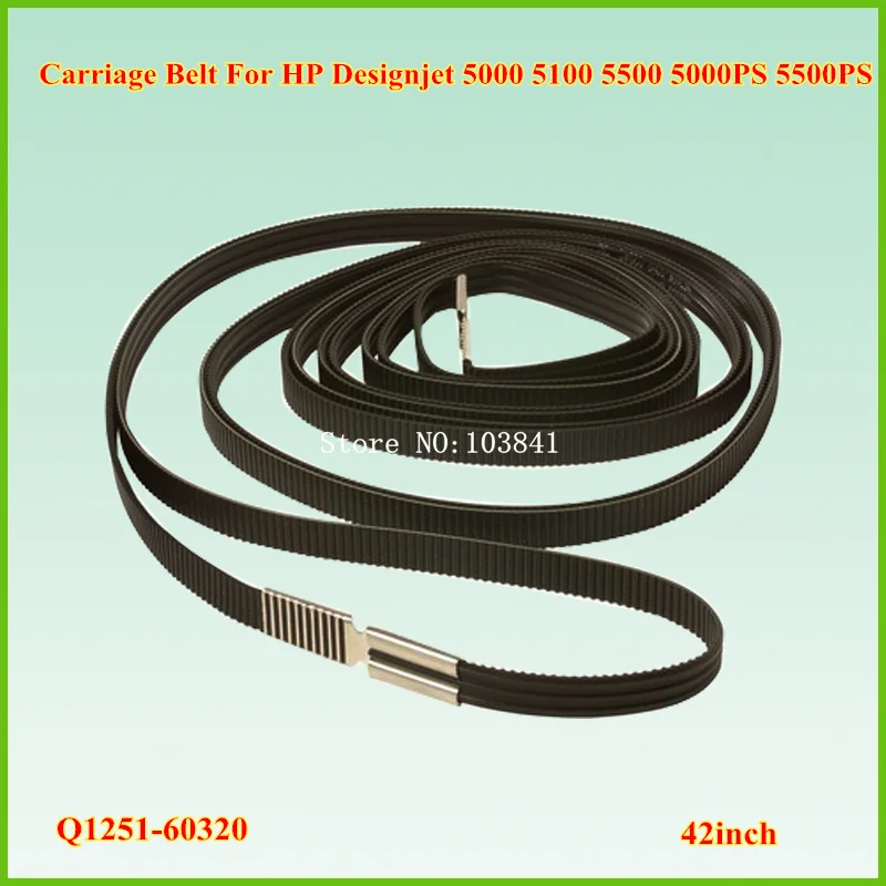 

Q1251-60320 Q1251-60144 42inch New Plotter Carriage Belt For HP designjet 5000 5000uv 5100 5500 5000PS 5500PS Plotter Parts