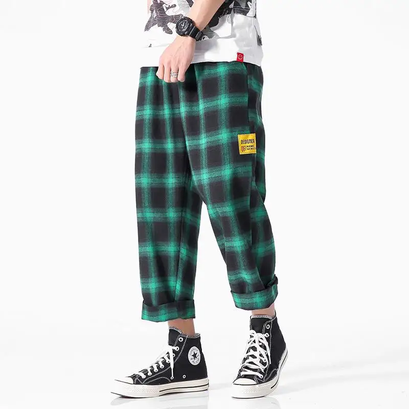 big mens plaid pants