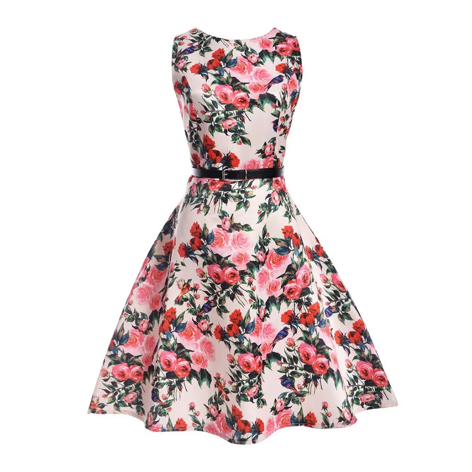 Girls Sleeveless Summer Evening Dress (11)