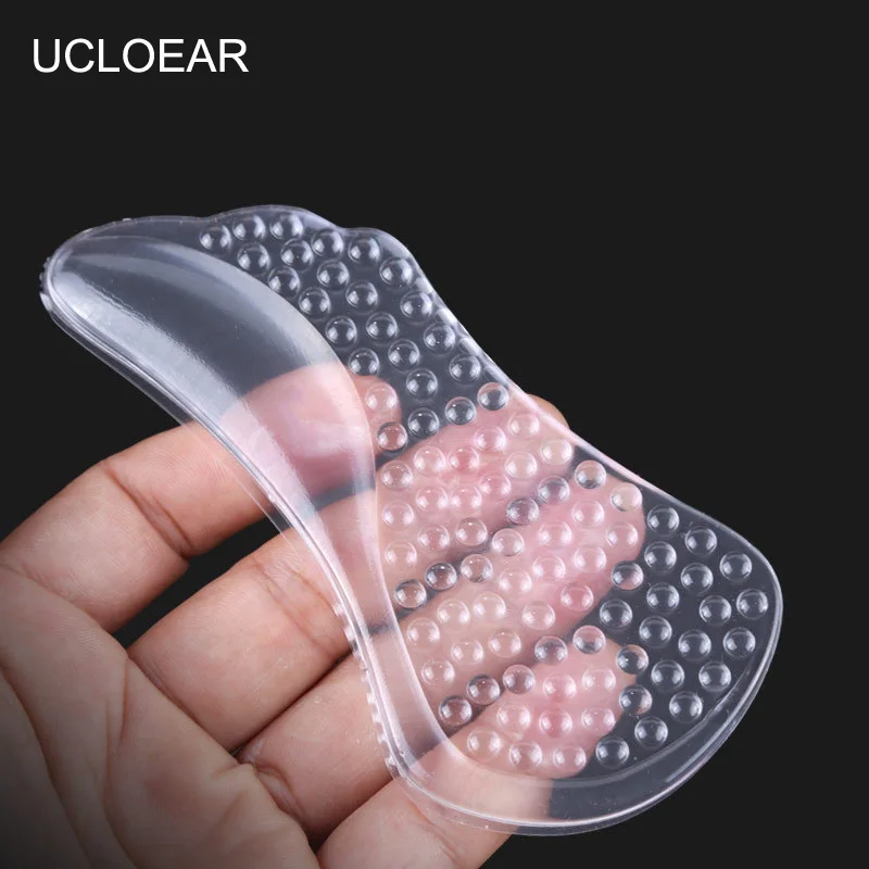

UCLOEAR 1 Pair Silicone Insoles for Women Shoes Orthotic Arch Support Gel Pads Non-slip Pain Relief Flat Feet Shoes Insoles