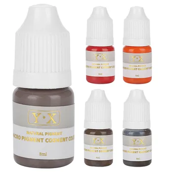 

1pcs 8ml Microbalding Pigment Tattoo Ink Colors 3d Embroidery Accessories Permanent Makeup for Eyebrow Lip Eyeliner Tattoo Kit