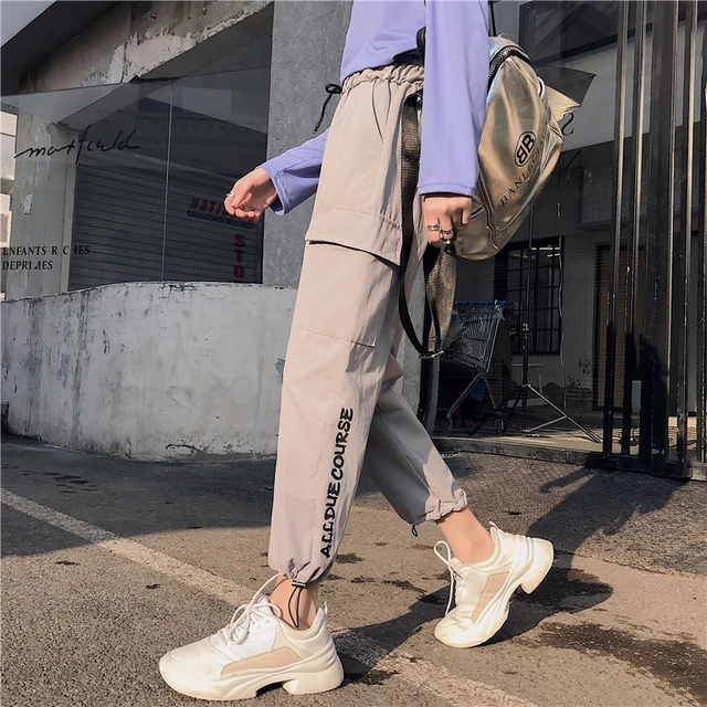 Baggy Pants Women Summer 2019 Fashionable Harem Streetwear