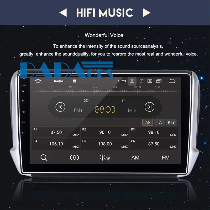 Top Android 8.0 4GB 7.1 2GB RAM Car Radio Stereo GPS Navigation for PEUGEOT 208 2008 2012-2016 Car DVD Player Video Multimedia Video 14