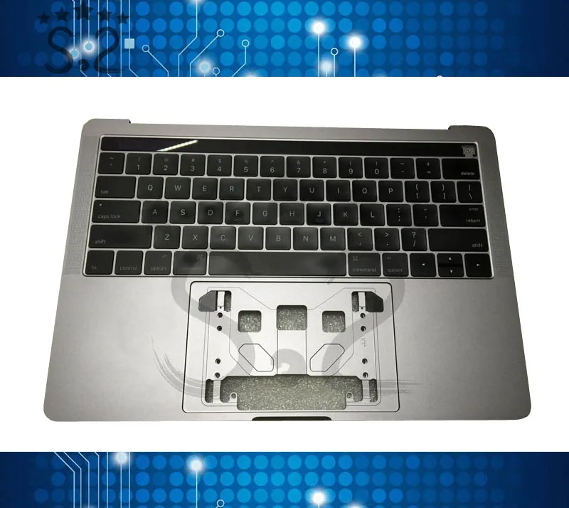 

OLOEY A1706 US Topcase Keyboard and Backlight For Macbook Pro Retina 13.3" 2016 2017 year Top Case Assembly Silver
