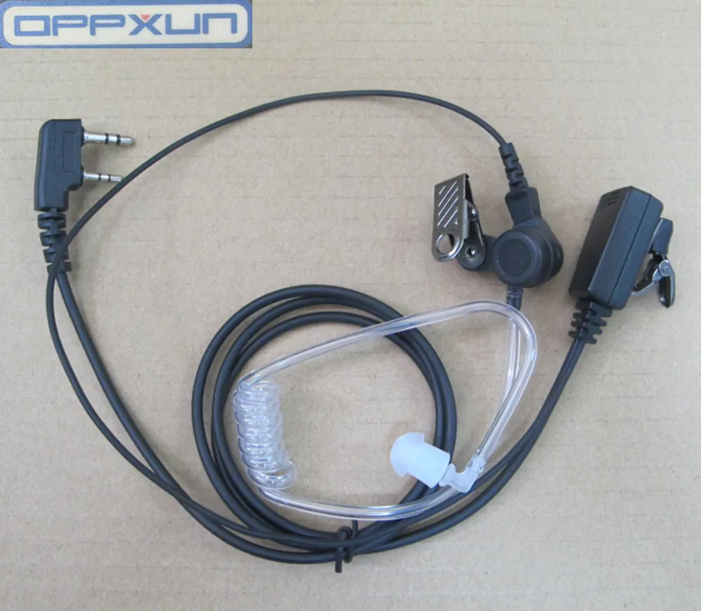 

new Transparent white catheter earphone for baofeng UV5R BF888S UV82 for kenwood TK-255, TK-260, TK-260G, TK-270, radios