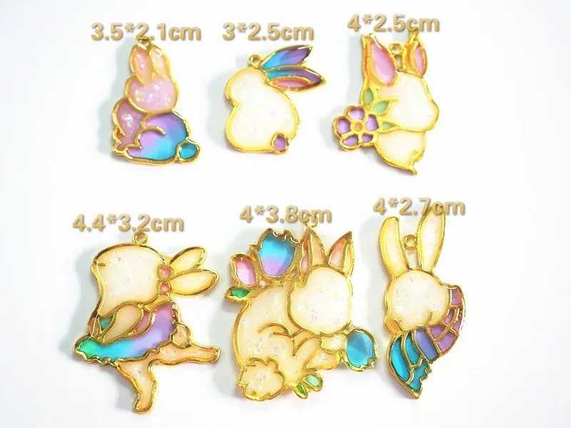 5X Frog turtle seahorse UV Resin Frame Pendant Open Bezel Setting Jewelry Making