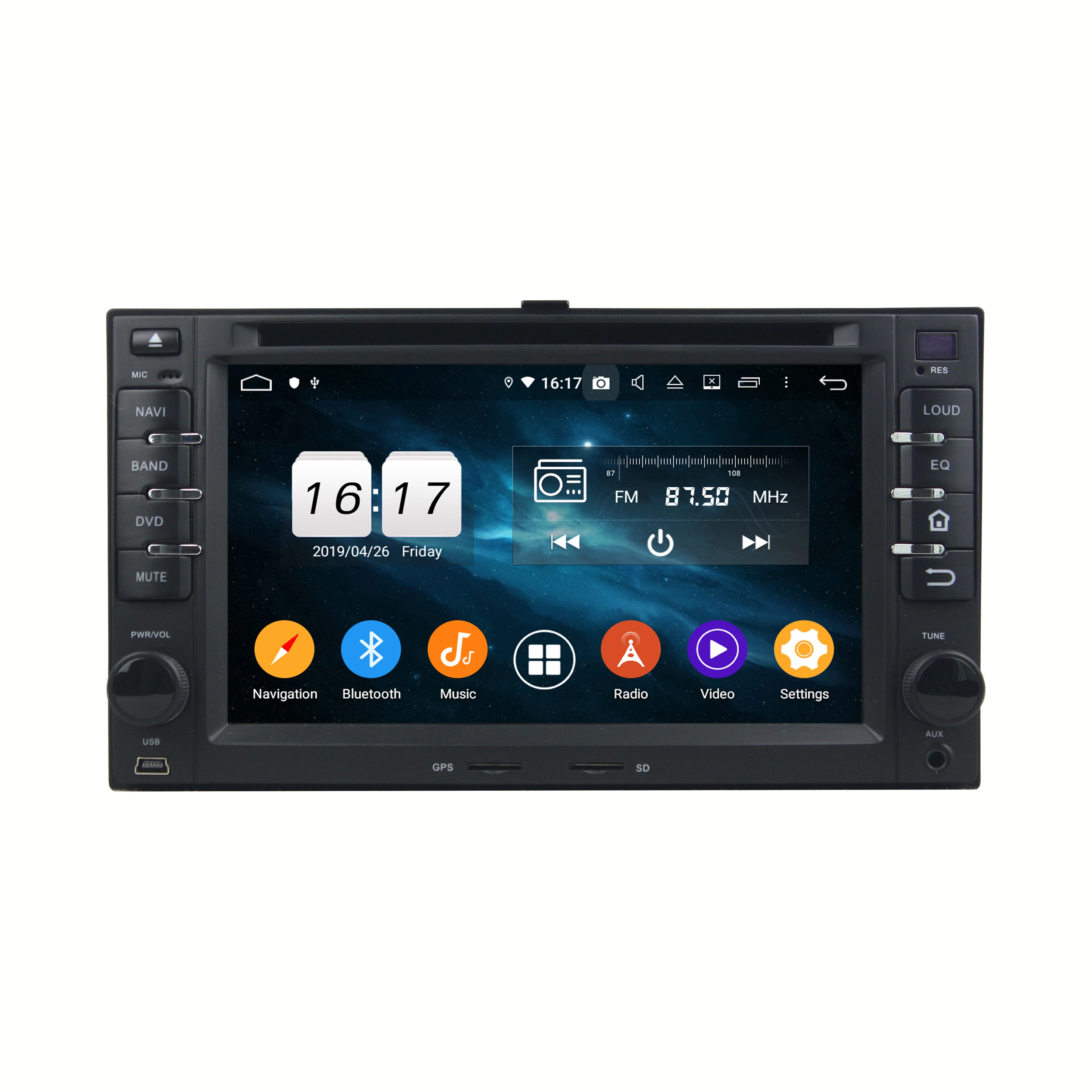Excellent 4GB RAM Octa Core 6.2" Android 9.0 Car dvd Radio GPS for Kia Cerato Sportage Ceed Sorento Spectra Optima Rondo Rio Sedona Carens 1
