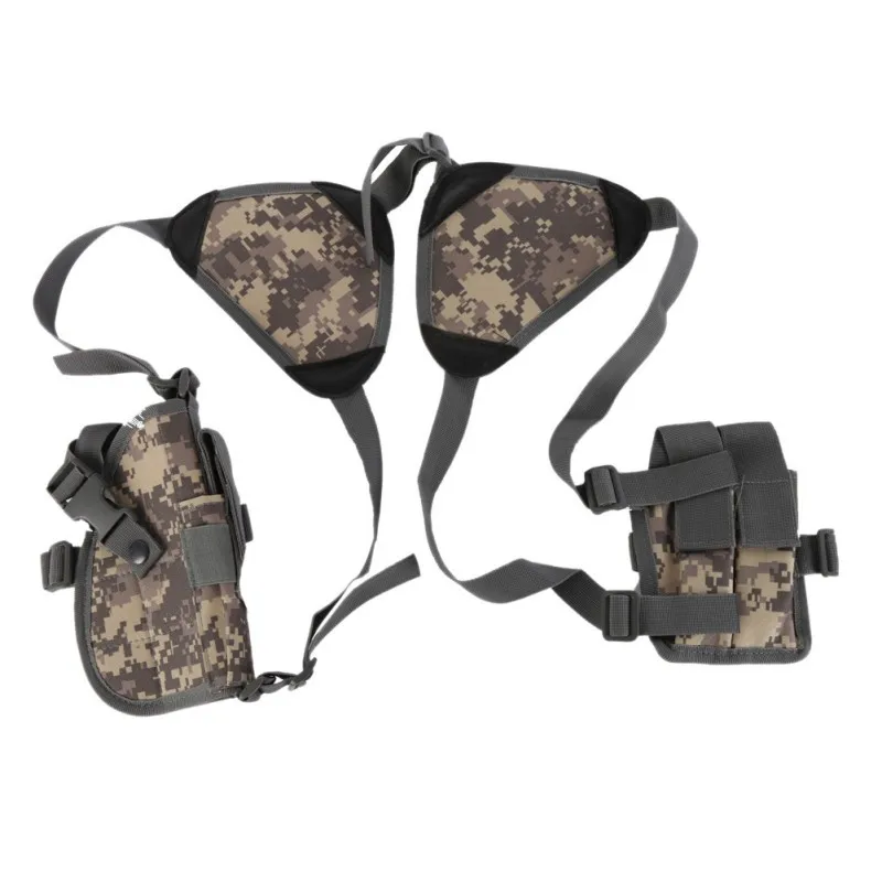 

2018 New Universal Gun Armpit Holster Pouch Nylon Bag Horizontal Shoulder Pistol Holster 5 Colors