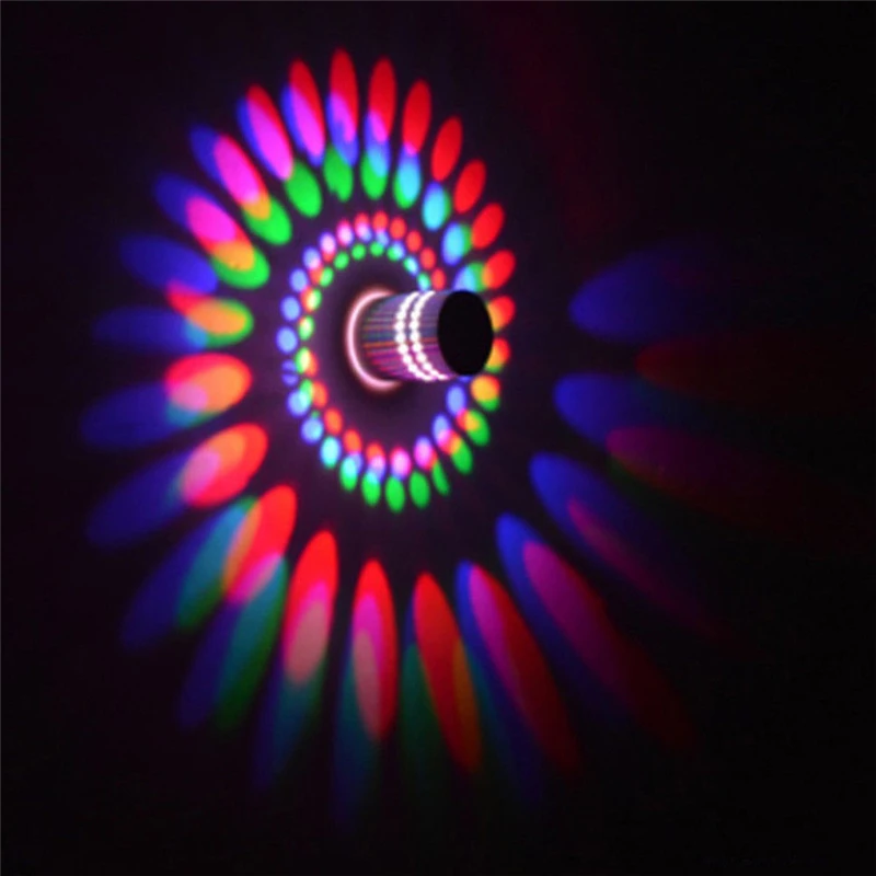 Современный светодиодный потолочный светильник 3 Вт RGB настенное бра для