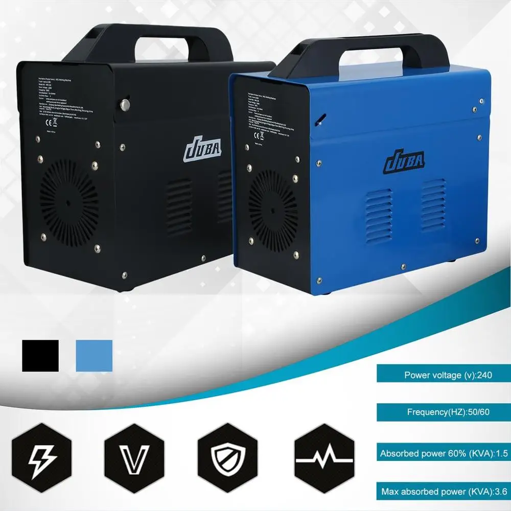 

Mig-130 Portable Welding Machine No Gas Flux Core Wire 240V Stable Efficient Mig Weldering Equipment UK Plug