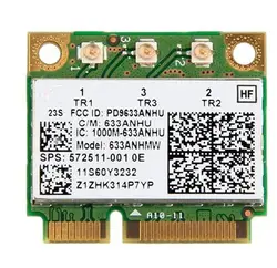 Ssea новый для Intel ultimate-n 6300 633 622anhmw 6300AGN Половина Mini pci-e беспроводной карты для IBM Y460 60Y3233 802.11a/G/N 2.4 г/5.0 ГГц