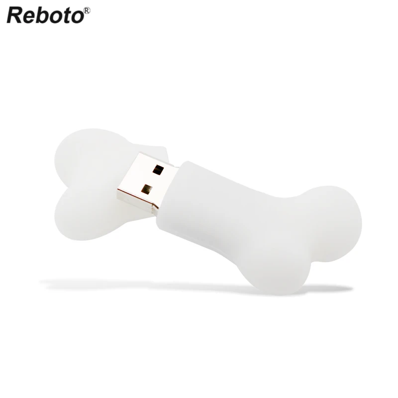 Reboto Cute Dog Bone модель USB флеш-накопитель USB 2,0 флеш-накопитель 8 ГБ 16 ГБ 32 ГБ 64 Гб U диск мини флеш-накопитель