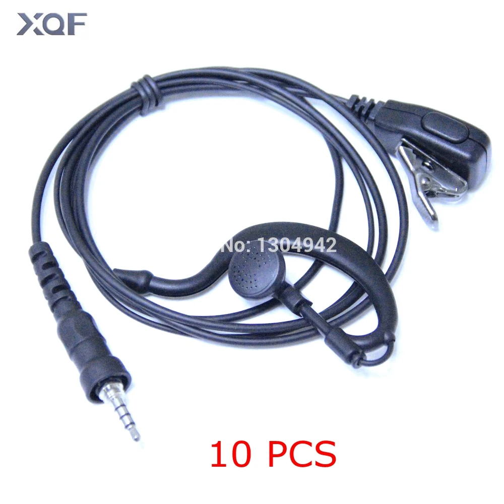 G-Shape Earpiece Headset PTT MIC for YAESU Vertex VX-6R VX-7R VX-177 VX-170