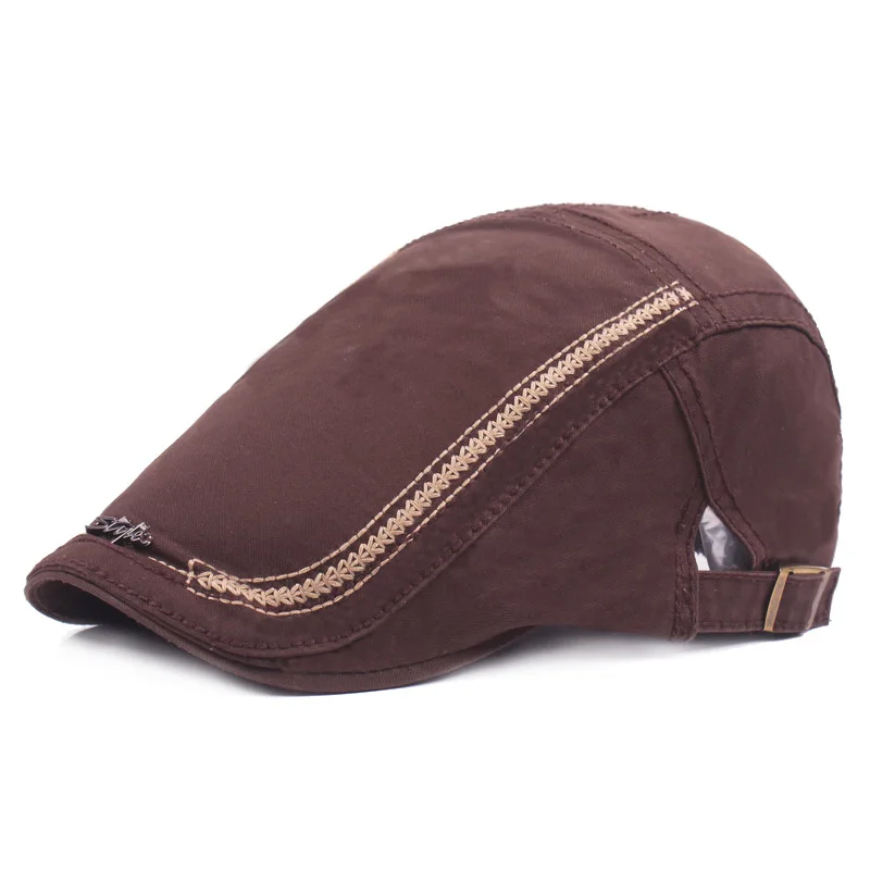 Béret classique en coton marron homme - Mon Beau Béret