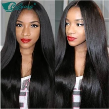 Wholesale Silky Straight Lace Front Wig Virgin Brazilian Human Hair Straight Wigs Unprocessed Glueless Lace Front Human Hair Wig