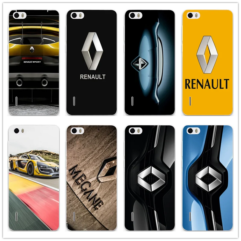 

Super Cars Renault Logo Silicone Soft Cover TPU Phone Case for Huawei P8 P9 P10 P20 Mate 10 Pro Y5 Y6 II Y7 Honor 6X 7X 9 Lite